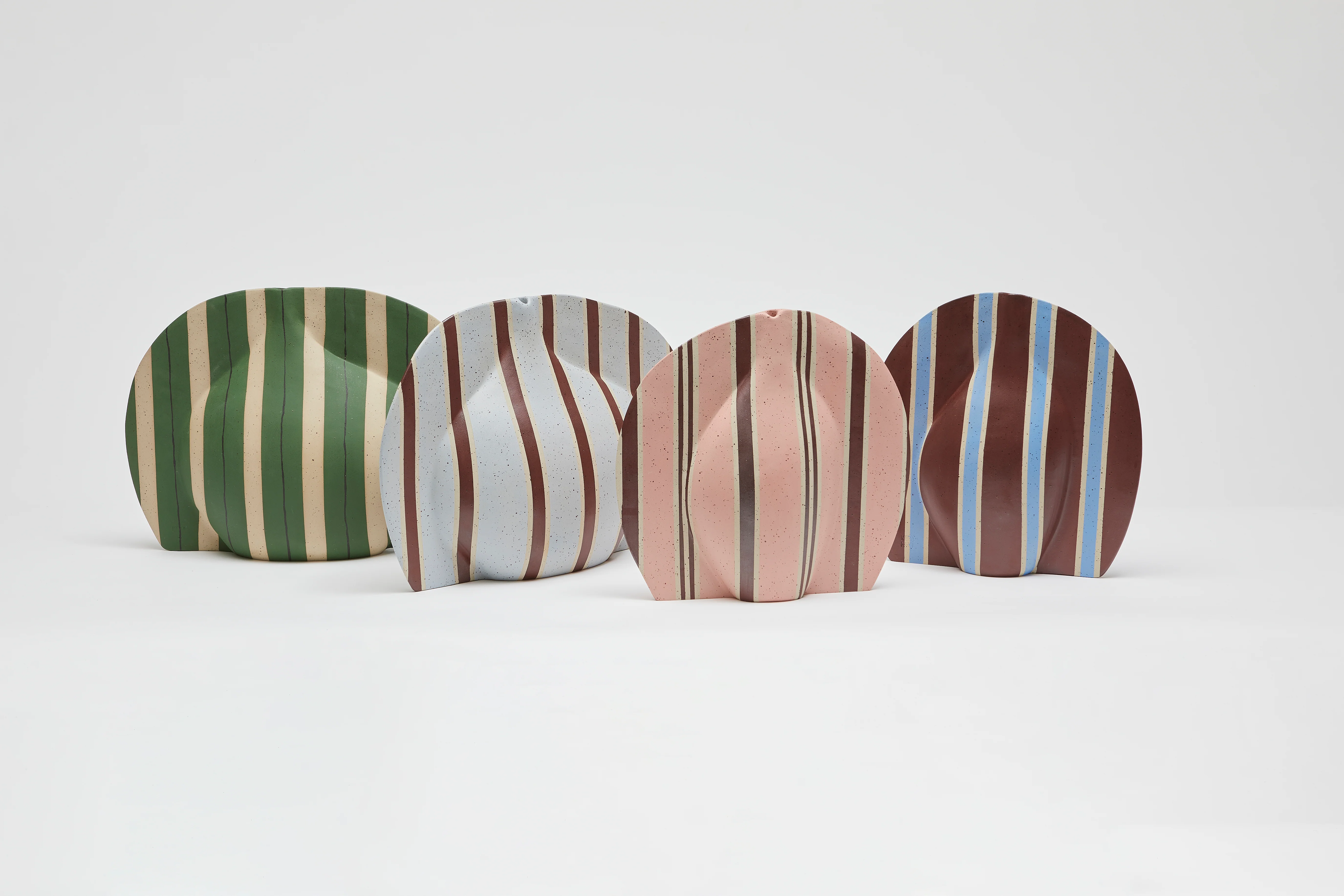 Canvas Medium Stripe Vase Peach - Image 6