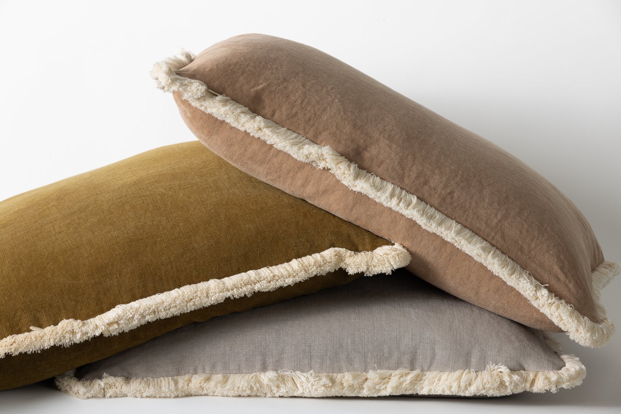 Duke Fringe Cushion Dove - Image 3
