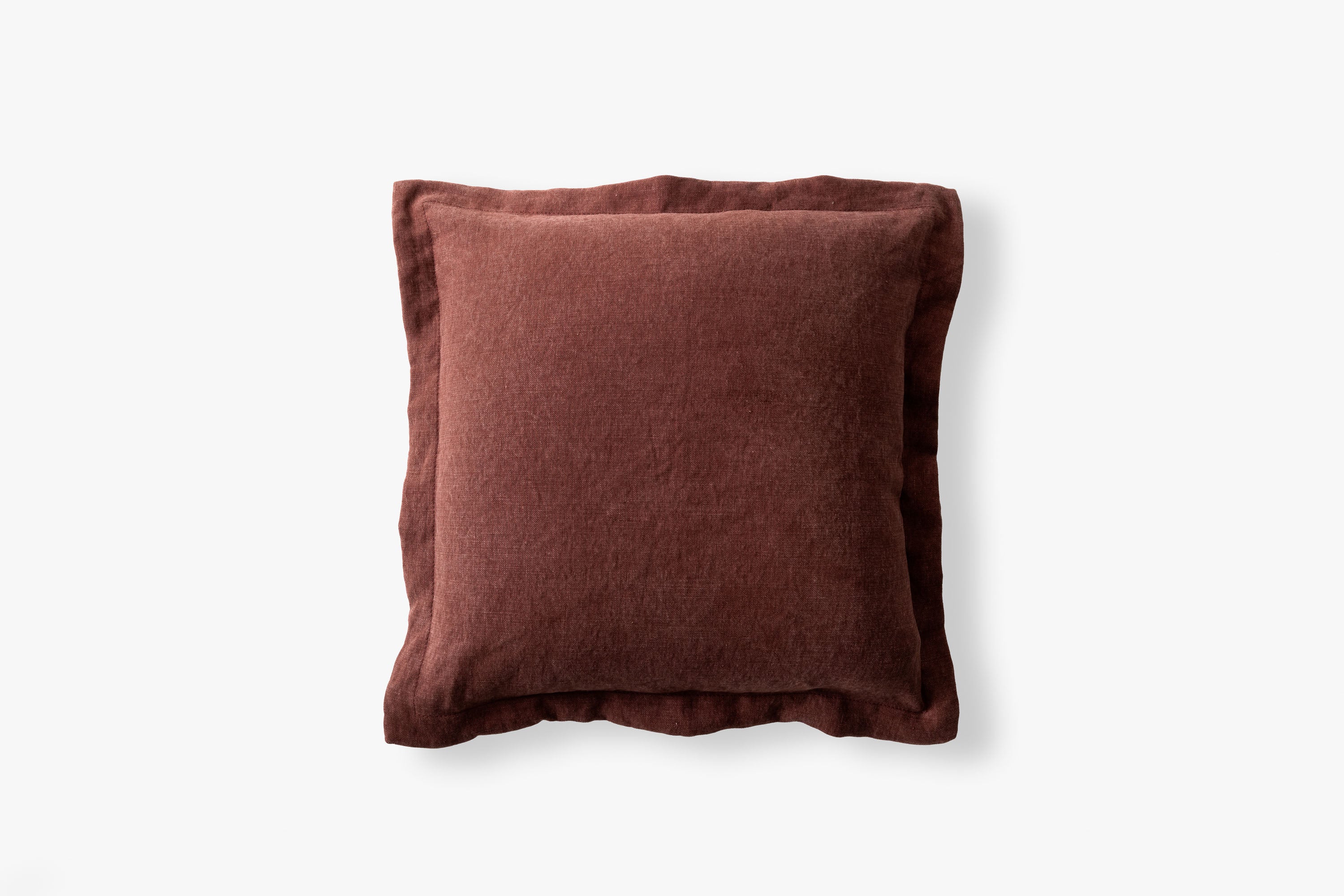 Duke Square Cushion Mahogany