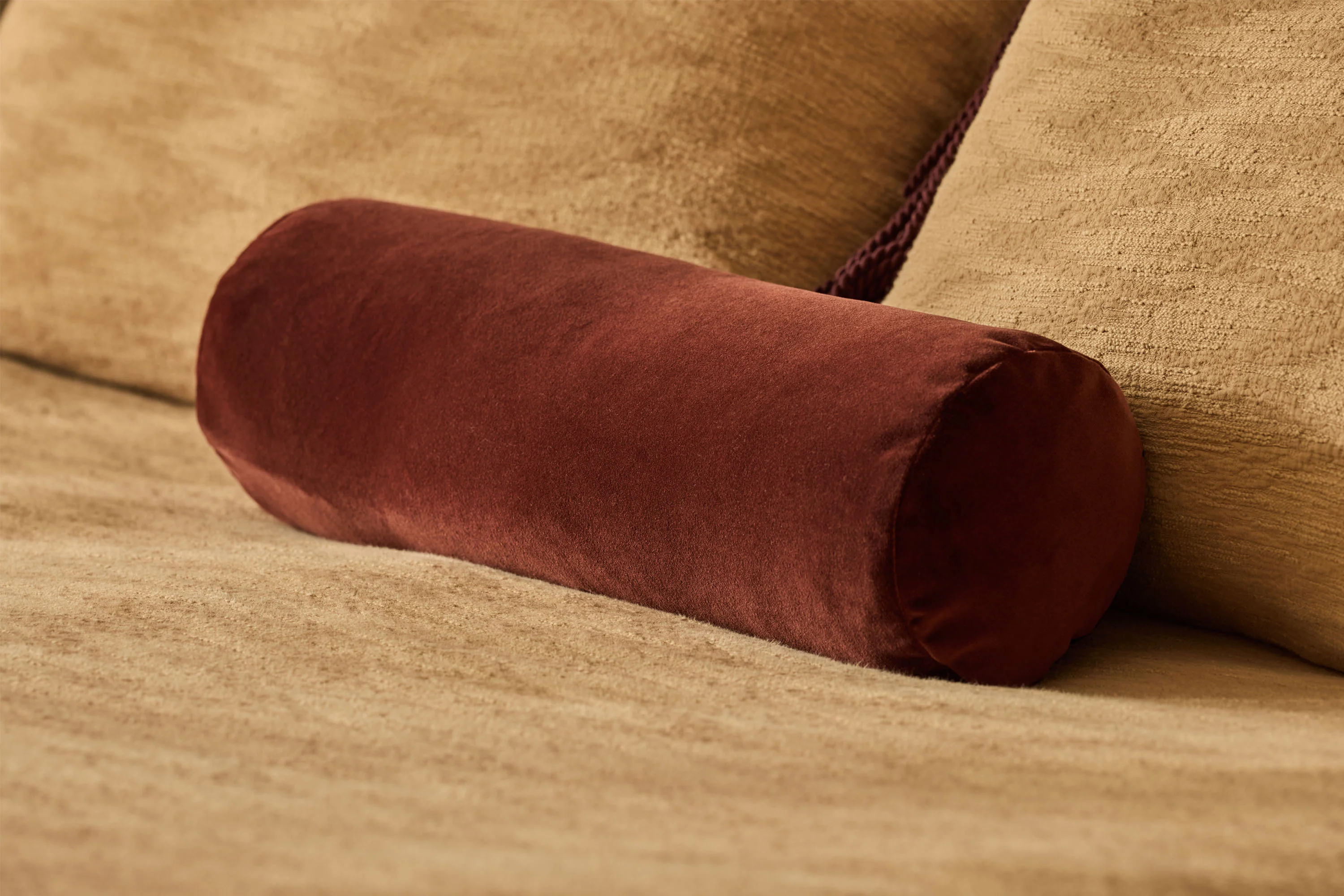 Elk Bolster Cushion Rust - Image 2