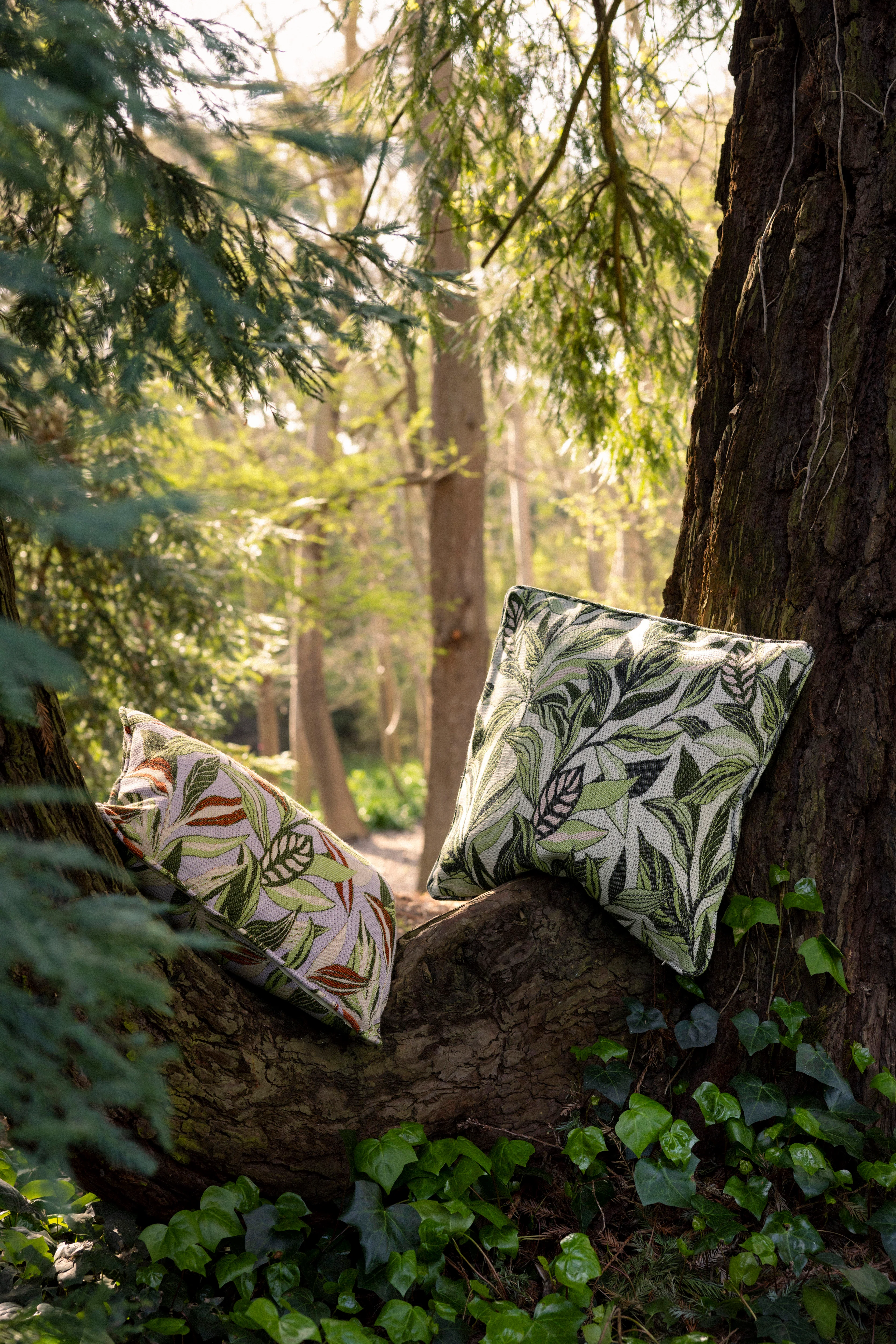 Flora Rectangle Cushion Ivory - Image 3