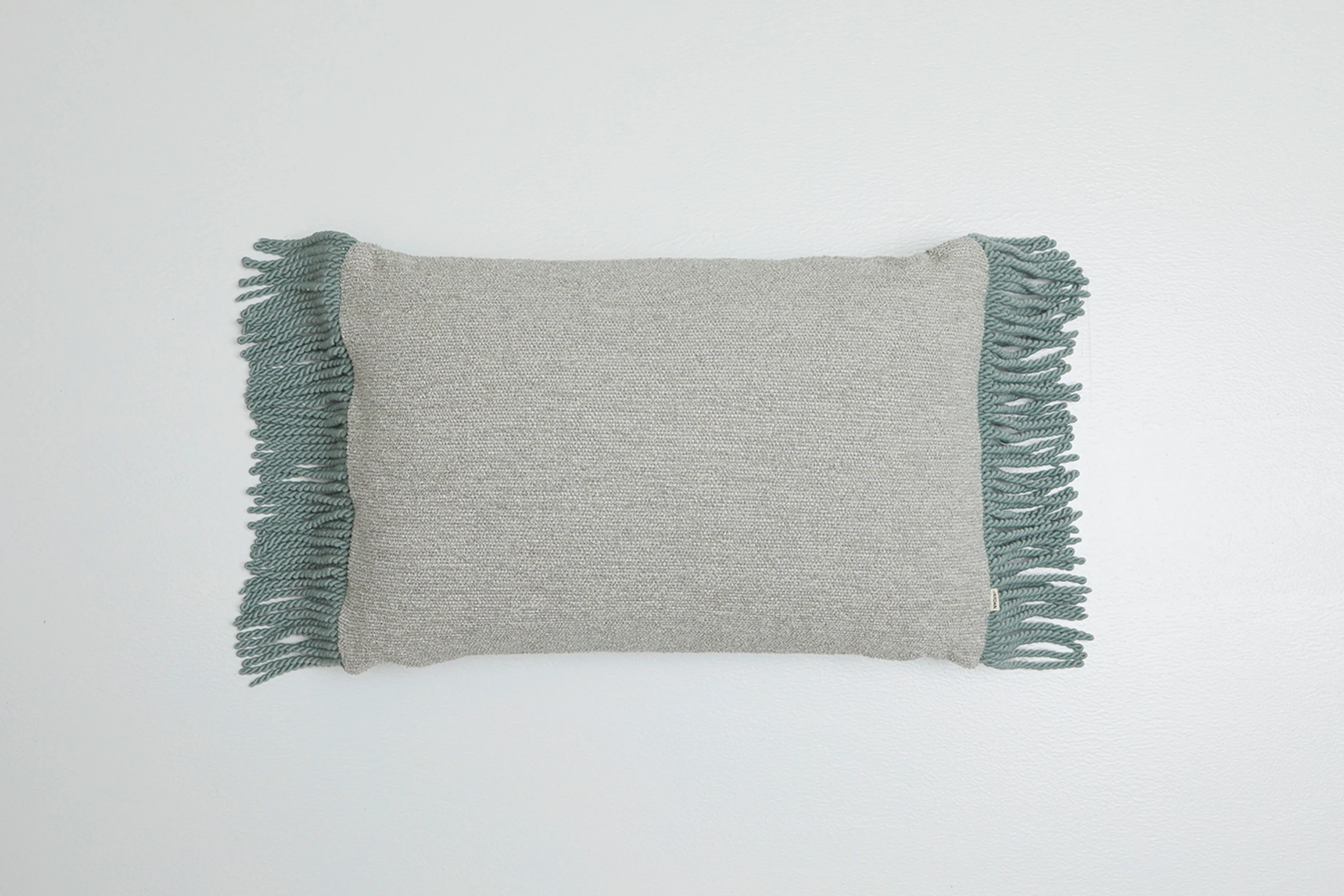 Luna Tassel Rectangle Cushion Artichoke