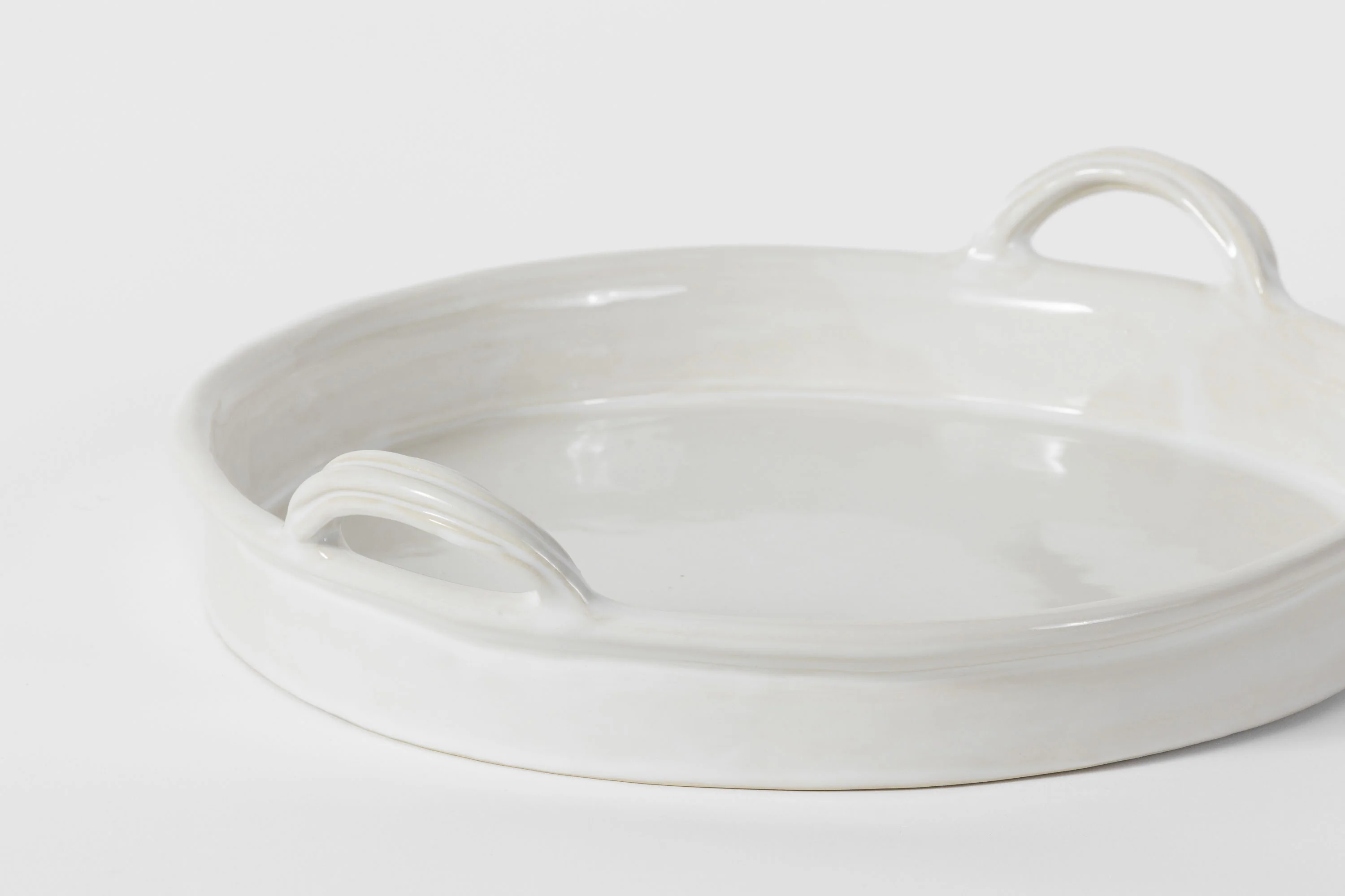 Piped Handle Tray White Gloss - Image 3