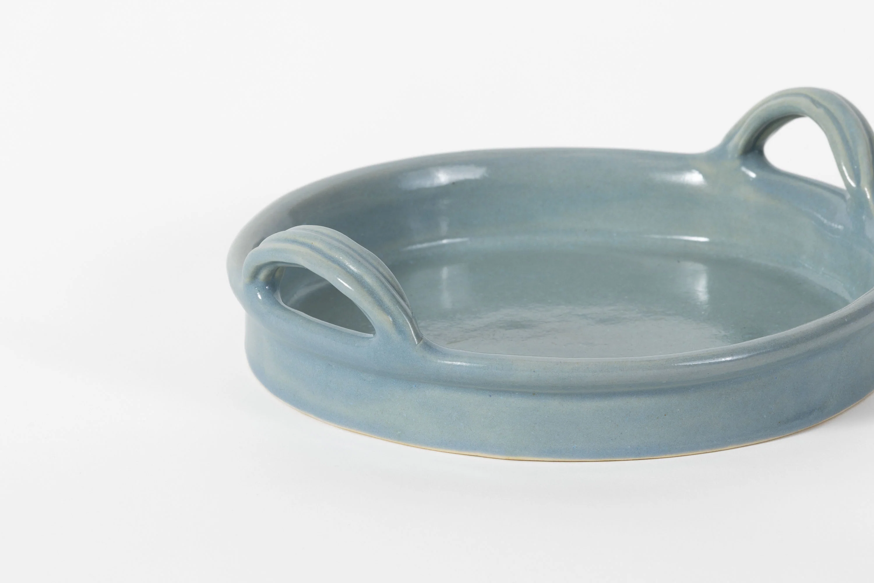 Small Piped Handle Tray Light Blue Gloss - Image 3